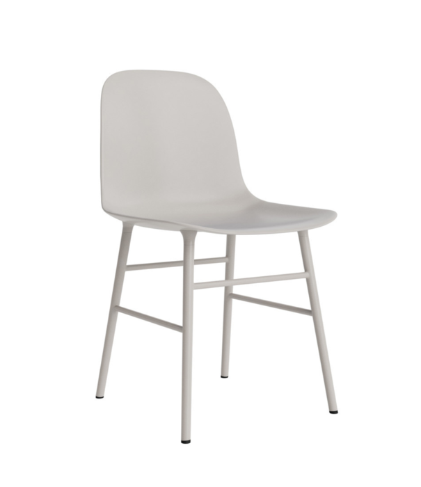 Normann Copenhagen  Form Chair plastic shell, steel legs