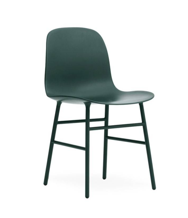 Normann Copenhagen  Form Chair plastic shell, steel legs