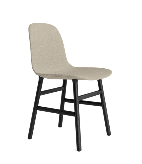 Normann Copenhagen  Form stoel gestoffeerd, zwart eiken
