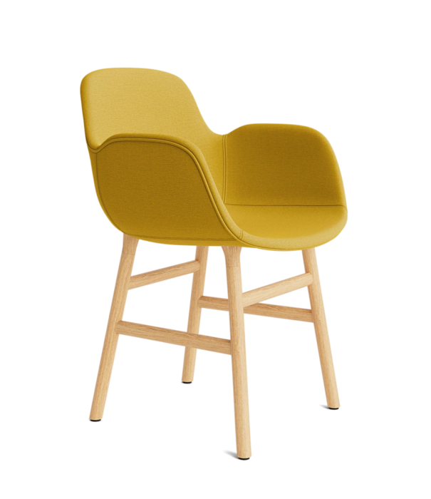Normann Copenhagen  Form armchair full upholstery, oak
