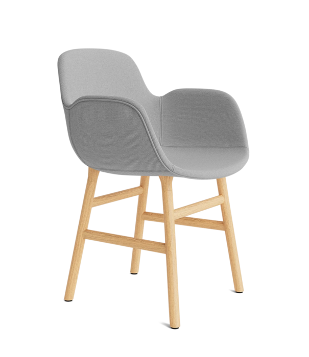 Normann Copenhagen  Form armchair full upholstery, oak