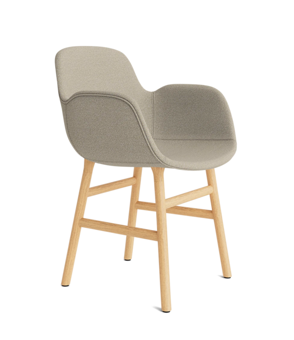 Normann Copenhagen  Normann Copenhagen - Form armchair full upholstery, oak