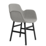 Normann Copenhagen - Form armchair full upholstery, black oak