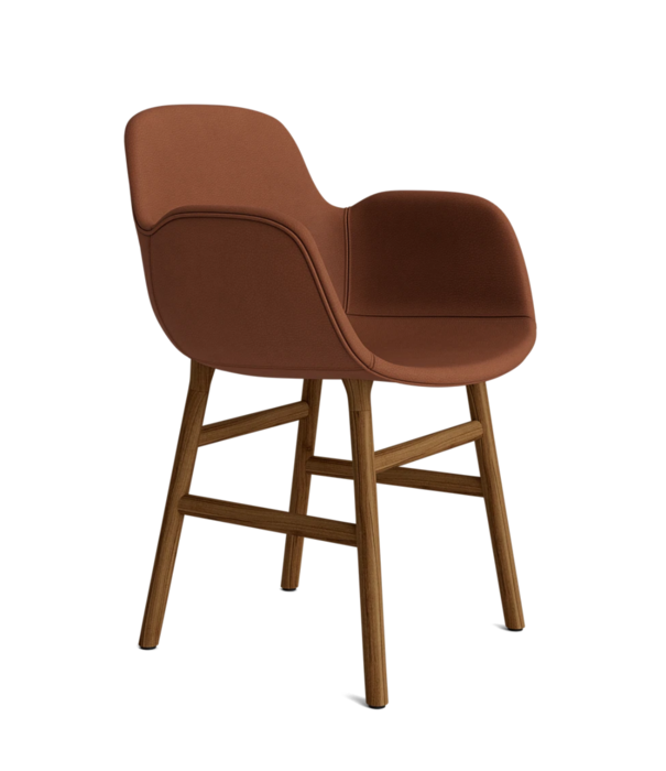 Normann Copenhagen  Form armchair full upholstery, walnut