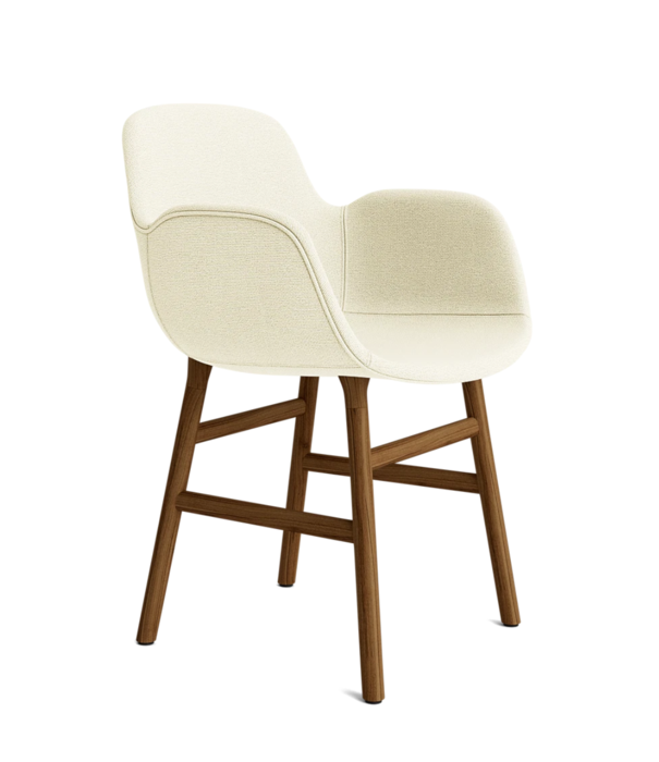 Normann Copenhagen  Form armchair full upholstery, walnut