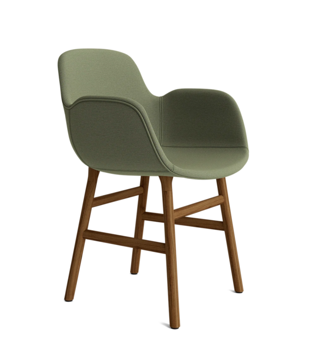 Normann Copenhagen  Form armchair full upholstery, walnut