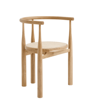 New Works - Bukowski Chair French Cane, variants