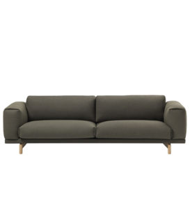 Muuto - Rest 3-zits Bank Fiord 961, basis eiken