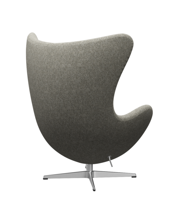 Fritz Hansen Fritz Hansen - Egg Chair model 3316, Moss licht grijs, geborsteld aluminium