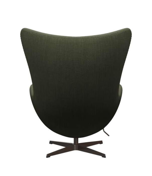 Fritz Hansen Fritz Hansen - Egg Chair model 3316, Canvas mosgroen, gebronsd voet