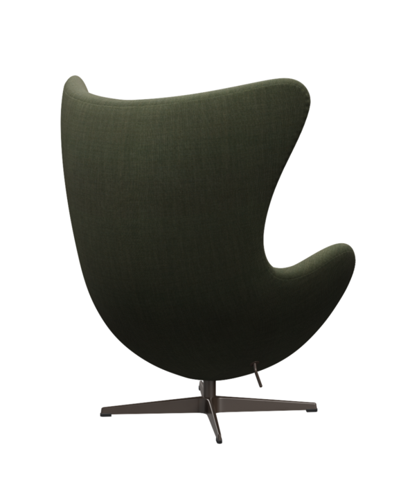 Fritz Hansen Fritz Hansen - Egg Chair model 3316, Canvas mosgroen, gebronsd voet