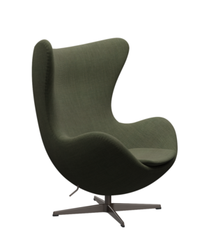 Fritz Hansen - Egg Chair, fabric Canvas moss green