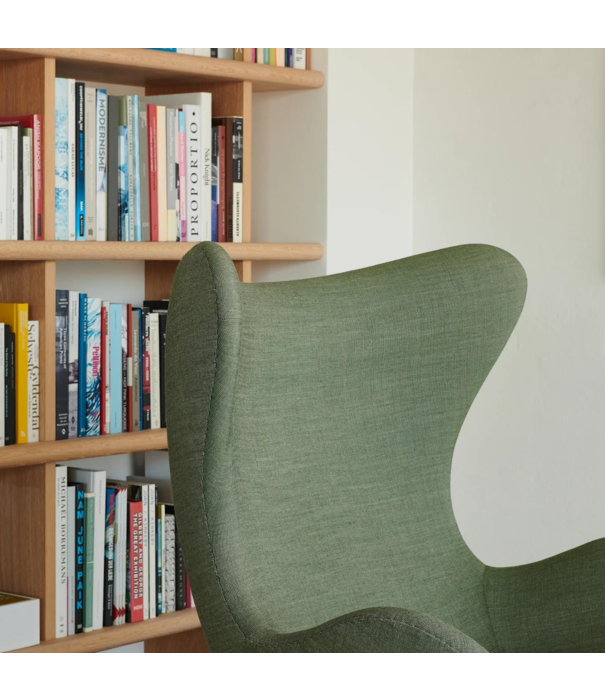 Fritz Hansen Fritz Hansen - Egg Chair model 3316, Divina Melange, grafiet voet