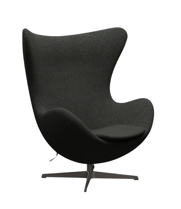 Fritz Hansen Fritz Hansen - Egg Chair model 3316, Divina Melange, grafiet voet
