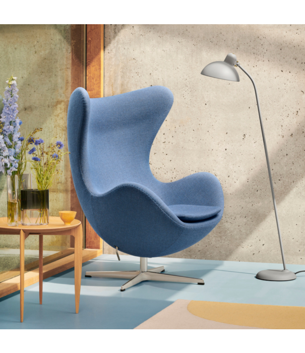 Fritz Hansen Fritz Hansen - Egg Chair model 3316, Divina Melange, grafiet voet