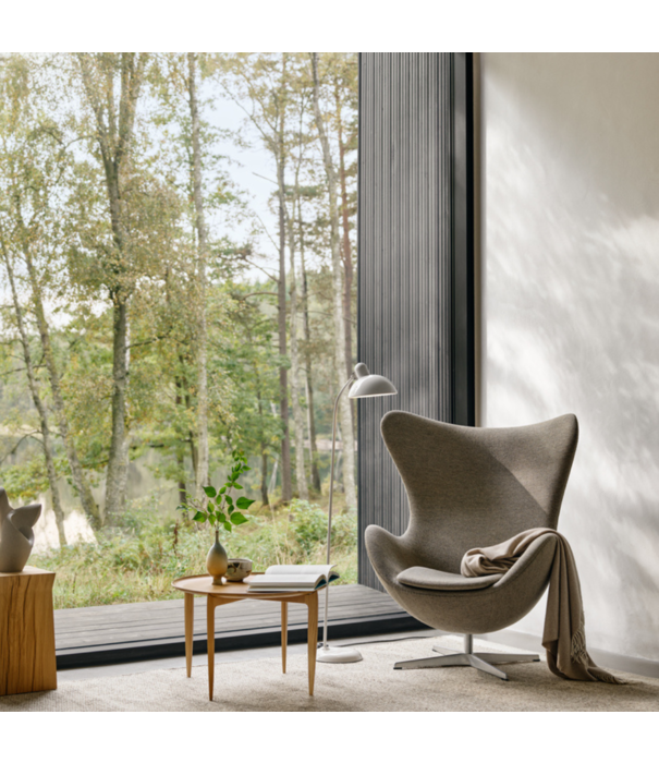 Fritz Hansen Fritz Hansen - Egg Chair model 3316, Divina Melange, graphite base