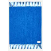 Layered - Chunky Mohair Blanket Cobalt Blue