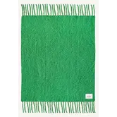 Layered - Chunky Mohair Blanket Grass Green
