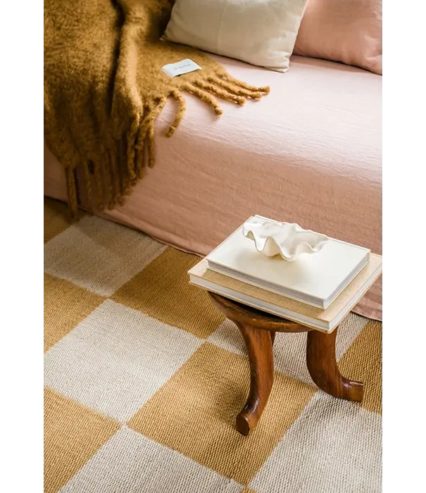 Layered  Layered - Chunky Mohair Blanket Ochre