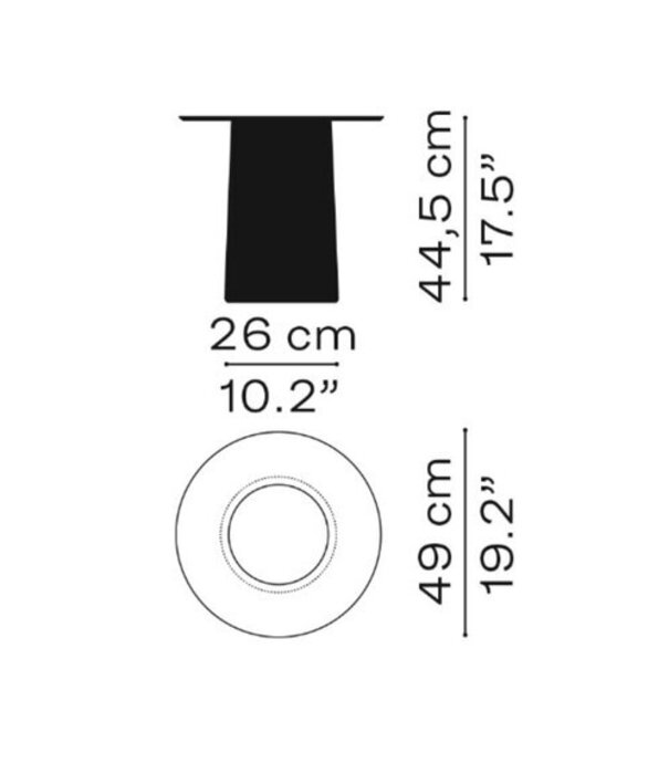 Fritz Hansen Stub Bijzettafel