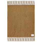 Layered - Chunky Mohair Blanket Ochre