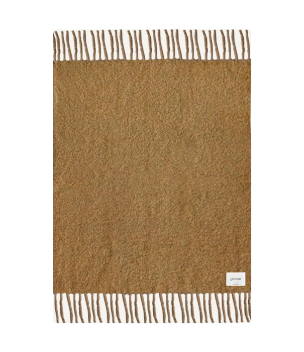 Layered  Layered - Chunky Mohair Blanket Ochre