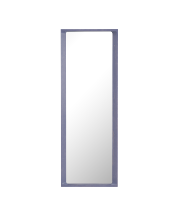 Muuto Arced mirror wood large light green
