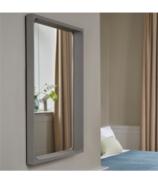 Muuto  Muuto - Arced mirror wood large light green