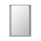 Arced spiegel small light grey