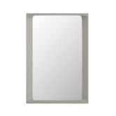 Muuto - Arced mirror small light grey