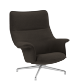 Muuto - Doze lounge chair Ocean 50, polished swivel base