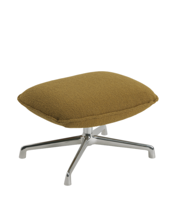 Muuto  Muuto - Doze lounge stoel hearth 008 gingersnap, gepolijst swivel voet