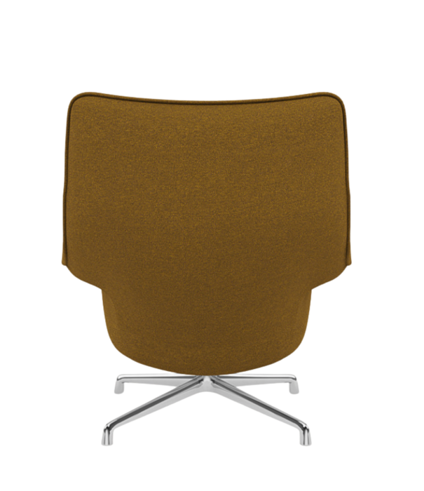 Muuto  Muuto - Doze lounge stoel hearth 008 gingersnap, gepolijst swivel voet