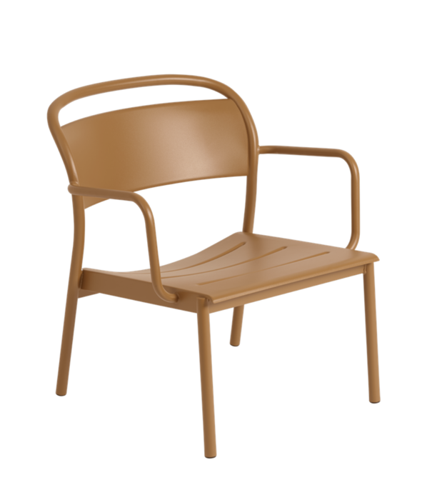 Muuto  Muuto Outdoor - Linear Steel Lounge Chair Burnt Orange