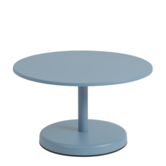 Linear Steel Salontafel Pale Blue Ø70