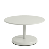 Linear Steel Coffee Table Grey Ø70