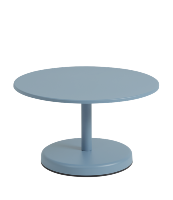 Muuto Linear Steel Coffee Table Dark Green Ø70