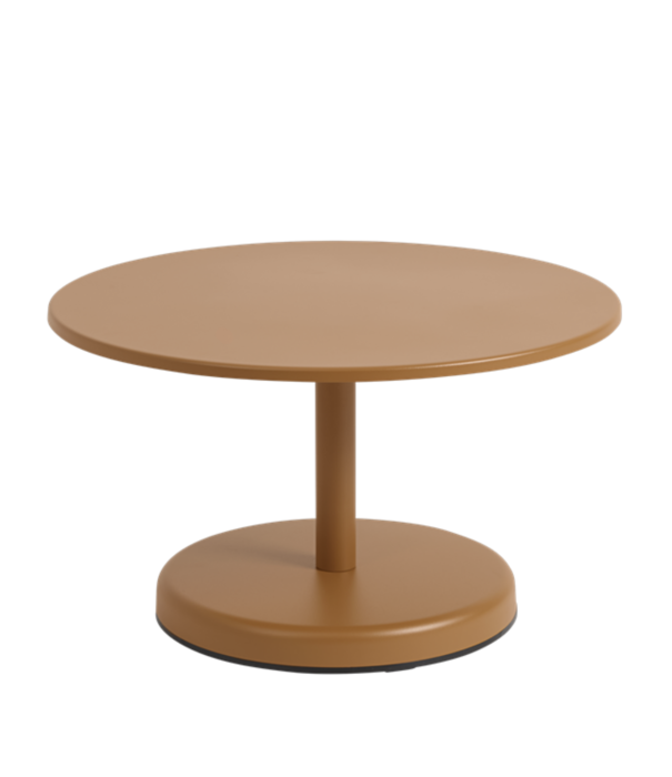 Muuto Linear Steel Coffee Table Dark Green Ø70