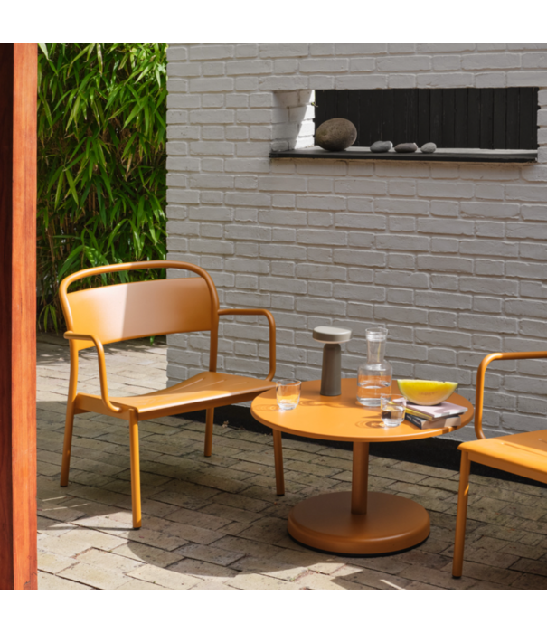 Muuto  Muuto Outdoor - Linear Steel Coffee Table Anthracite