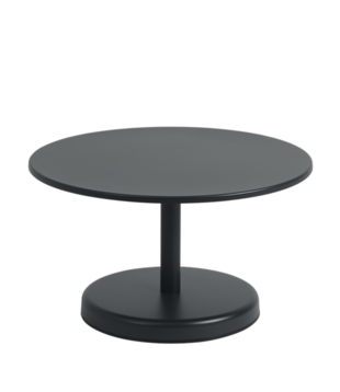 Muuto - Linear Steel Coffee Table Black Ø70
