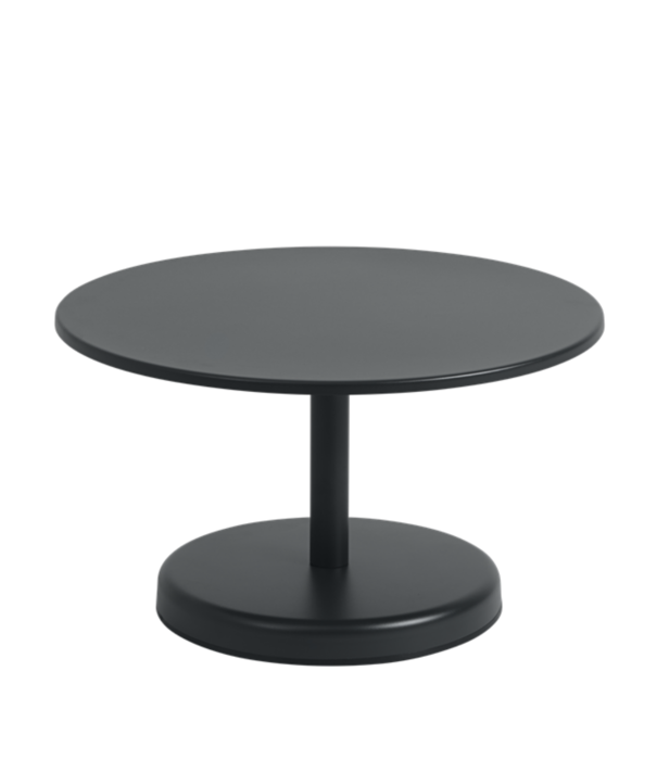 Muuto  Linear Steel Coffee Table Black Ø70