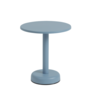 Muuto Linear Steel Lounge Tafel Pale Blue Ø42