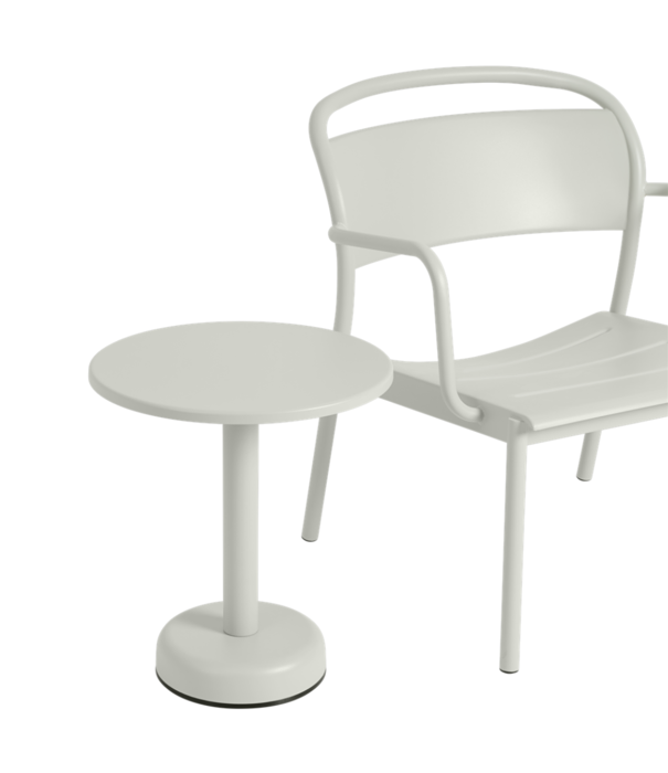 Muuto  Muuto Linear Steel Coffee Table Grey Ø42