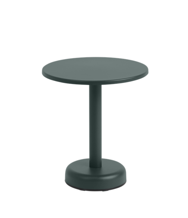 Muuto  Linear Steel Salontafel Dark Green Ø42
