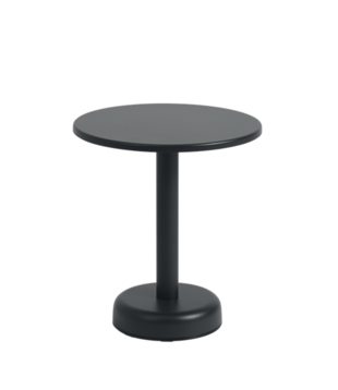 Muuto - Linear Steel Coffee Table Anthracite Ø42