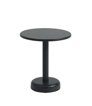 Muuto - Linear Steel Coffee Table Black Ø42