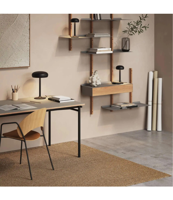 Eva Solo  - Wait to be seated Eva Solo - Dosina Dining Chair black oak, black leather seat