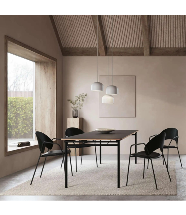 Eva Solo  - Wait to be seated Eva Solo - Dosina Dining Chair black oak, black leather seat