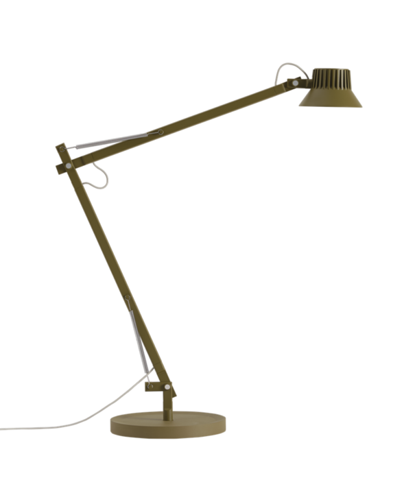 Muuto Dedicate bureaulamp L2 bruin-groen
