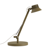 Dedicate bureaulamp S1 bruin-groen